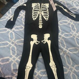 GAP Black Skeleton Graphic Onesie